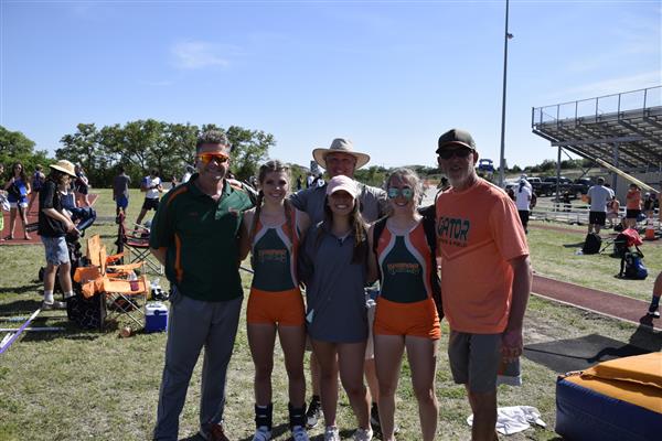 School pole vault team